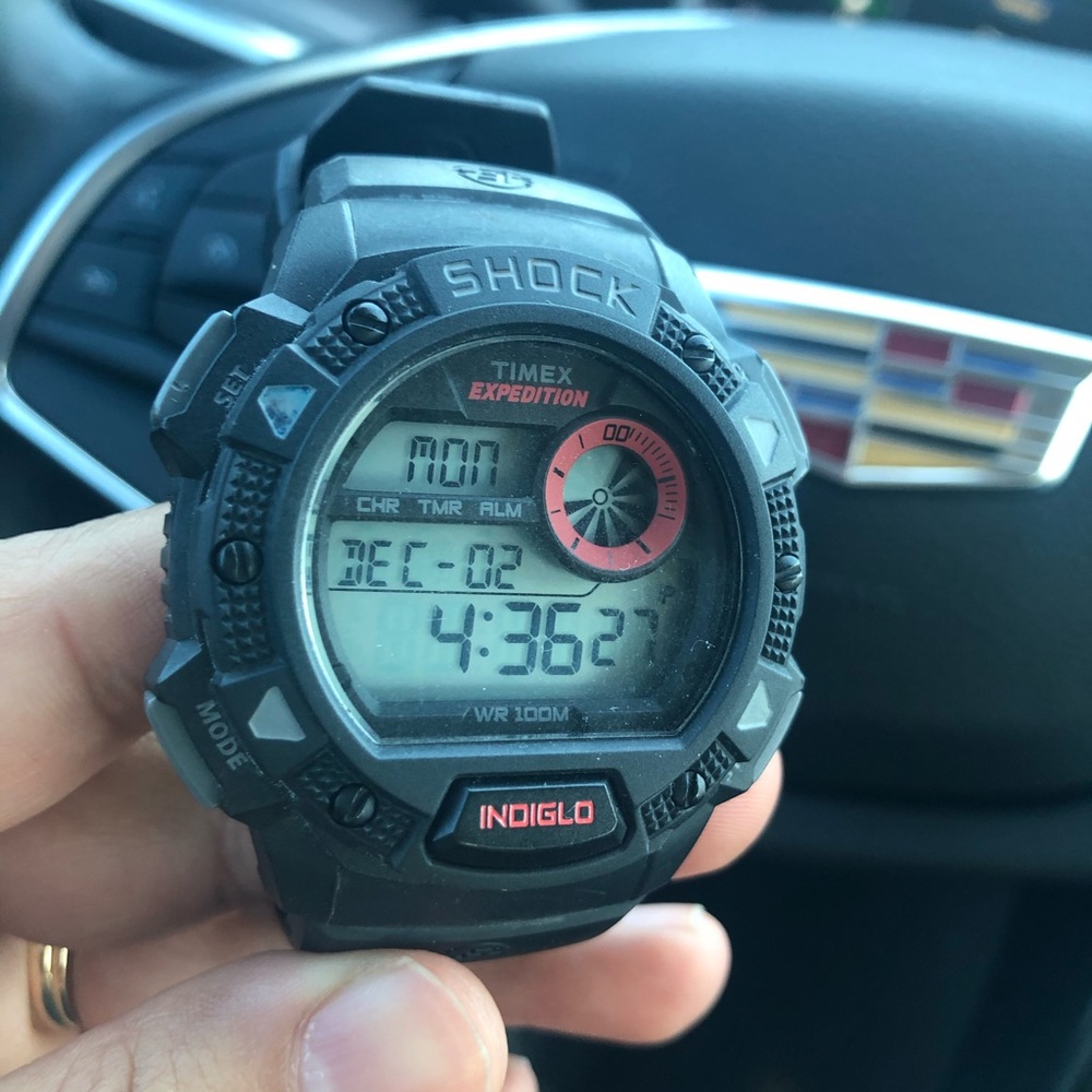 Not a G shock! Timex